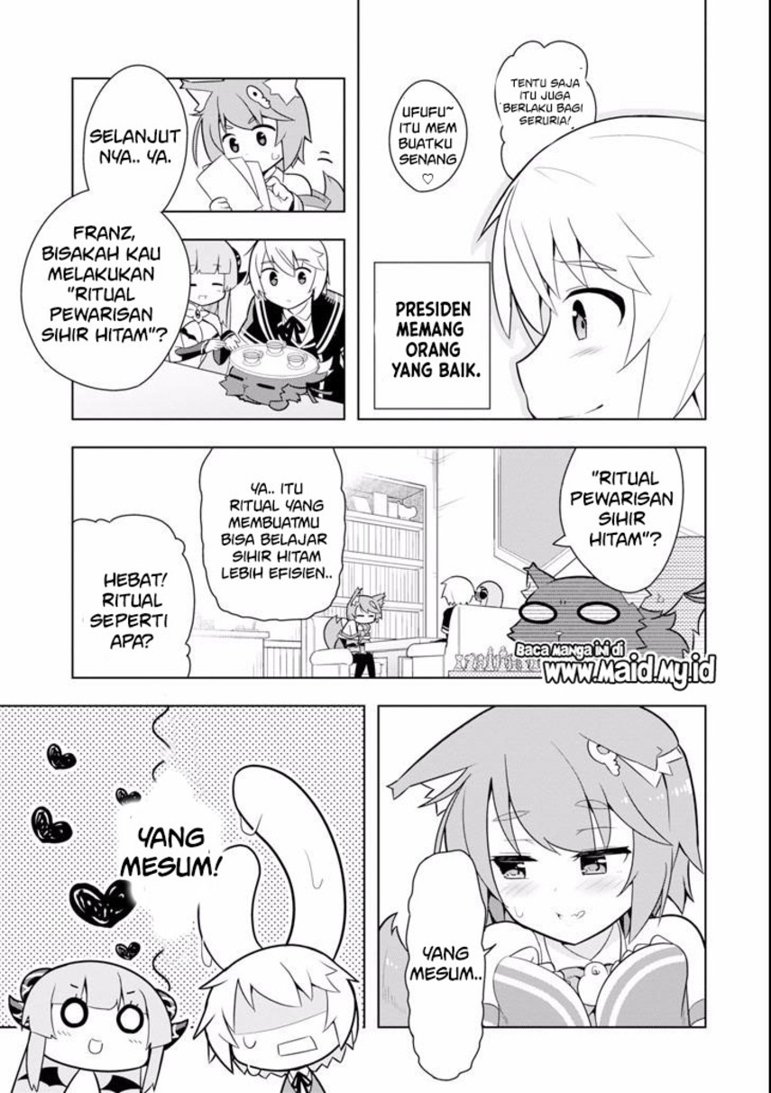 Wakamono no Kuro Mahou Hanare ga Shinkoku desu ga, Shuushoku shite Mitara Taiguu Iishi, Shachou mo Tsukaima mo Kawaikute Saikou desu Chapter 03.1 Gambar 7